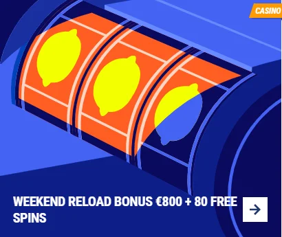 weekend reload bonus 800 euro plus 80 free spins